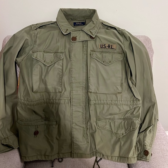 Polo Ralph Lauren Army/Western Jacket - only worn a few times!!! - Picture 1 of 5